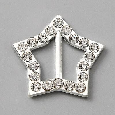 Alloy Crystal Rhinestone Shoe Decoration