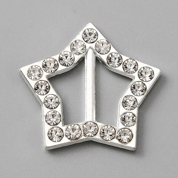 Alloy Crystal Rhinestone Shoe Decoration