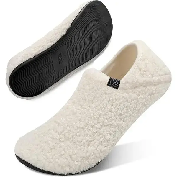 Winter Cotton Slippers Soft Plush for Women's and Men's Warm Cushioned Lightweight