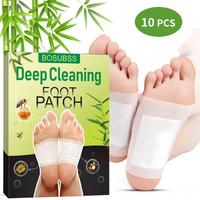 Deep Cleansing Foot Cleanse Patch, 10pcs/box Bamboo Charcoal Foot Patch, Foot Care Patch for Men & Women, Foot Care Product f...