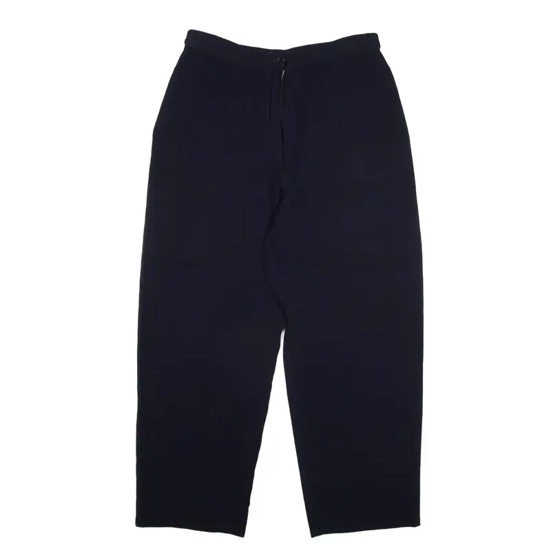 ARMANI Trousers Blue Loose Straight Womens W28 L25