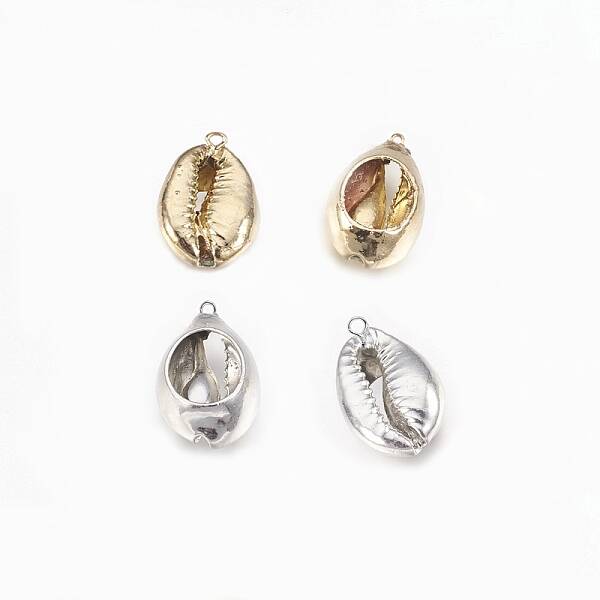 Electroplated Shell Pendants