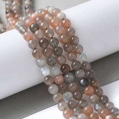 Natural Multi-Moonstone Beads Strands