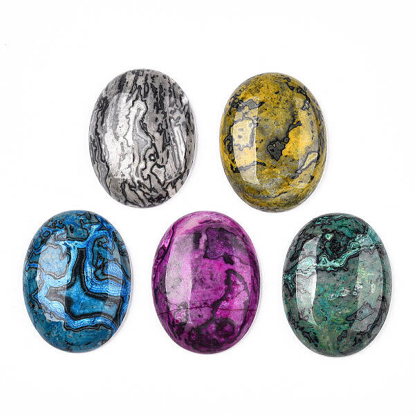 Natural Ripple Jasper Cabochons