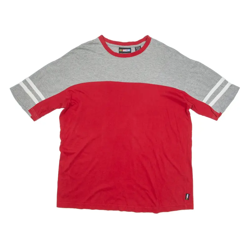 NASCAR Mens T-Shirt Red USA L