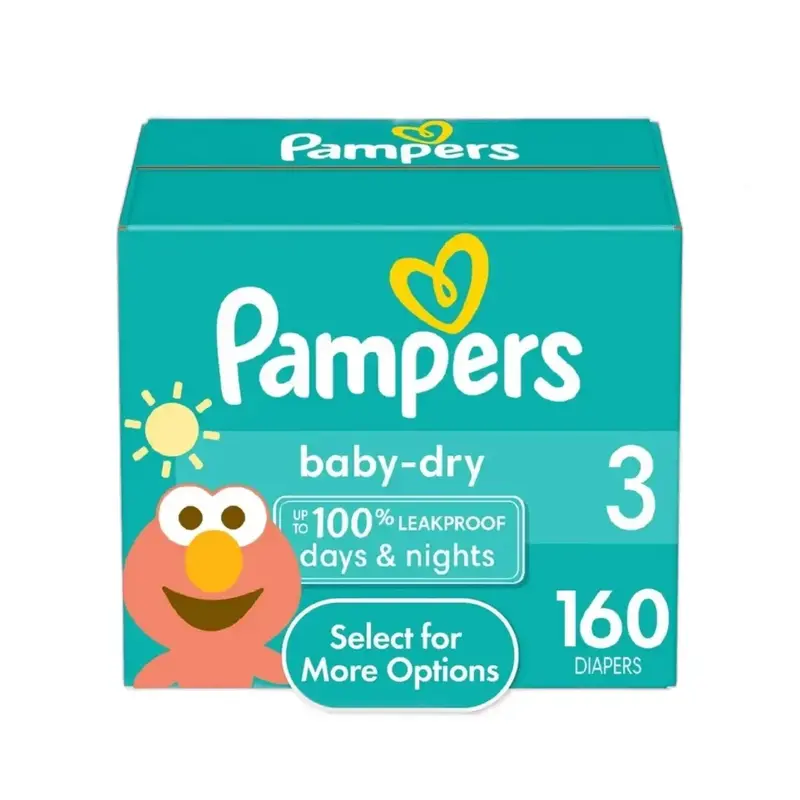Pampers Baby Dry Baby Diapers Size 3, 32 Count (Select for More Options)