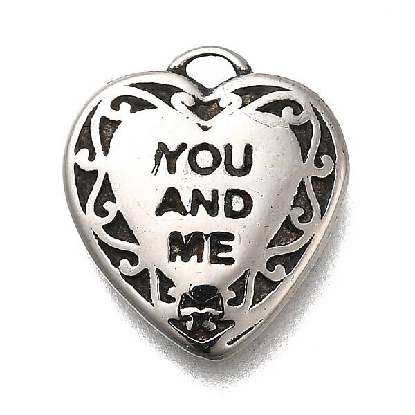 Retro 304 Stainless Steel Charms