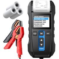 Car Battery Tester 12V 24V 100-2000CCA Lead-Acid Battery, TOPDON BT300P Alternator Tester, Load Tester, with Built-in Printer...