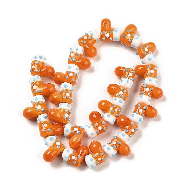 Handmade Lampwork Bumpy Beads Strands