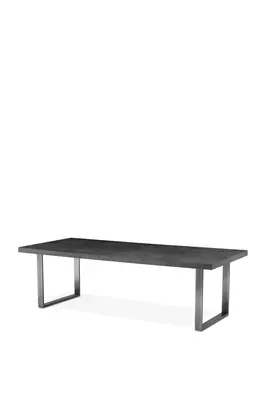 Charcoal Dining Table 100" | Eichholtz Borghese