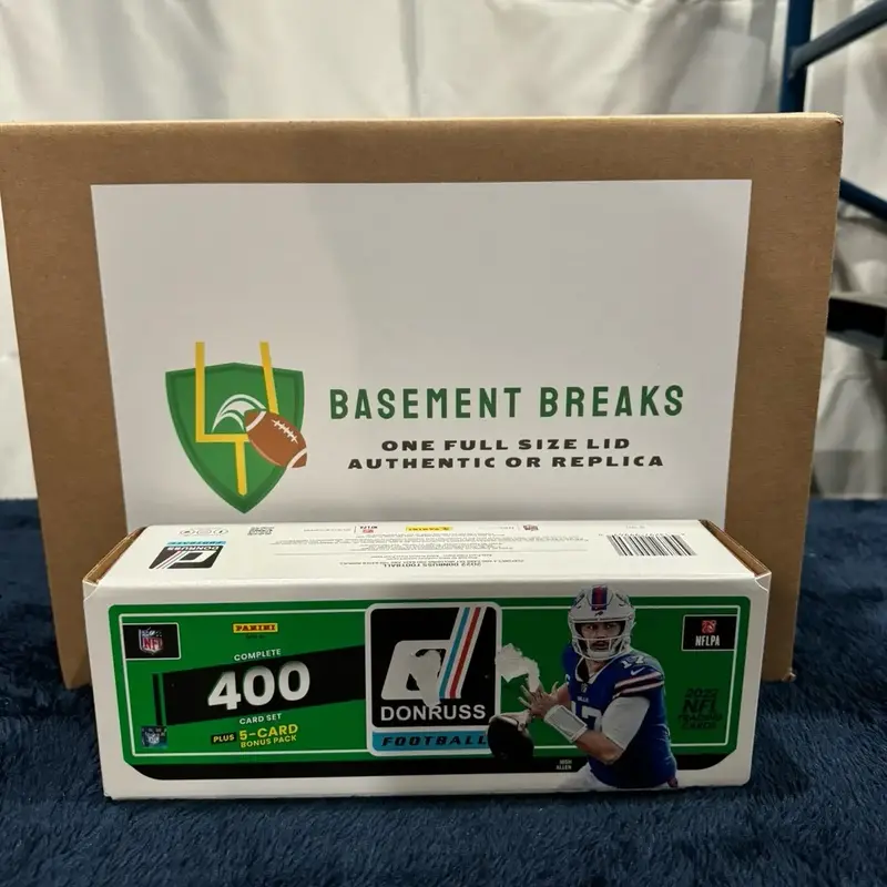 1 Panini Absolute Card & 1 Full Size  Autographed NFL Lid Pick Your Division Break