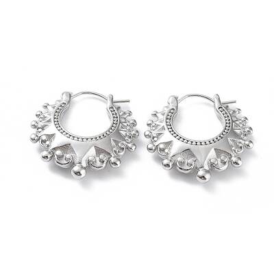 Non-Tarnish 304 Stainless Steel Hoop Earrings