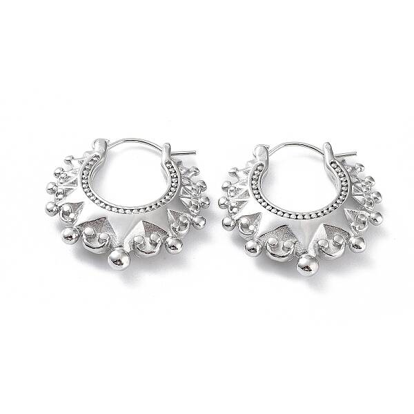 Non-Tarnish 304 Stainless Steel Hoop Earrings