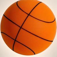 Silent Basketball Foam 24cm Standard Hush Handle Basketball, Quiet Dribbling Indoor, Indoor Training Ball for Improved Game E...