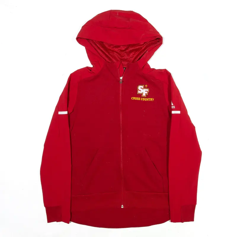 ADIDAS Climate Track Jacket Red Mens S