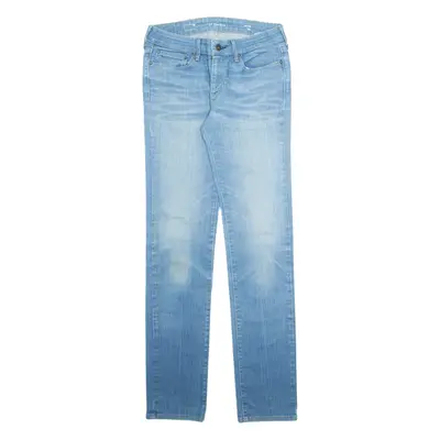 LEVI'S Womens Jeans Blue Regular Tapered Stone Wash W27 L34