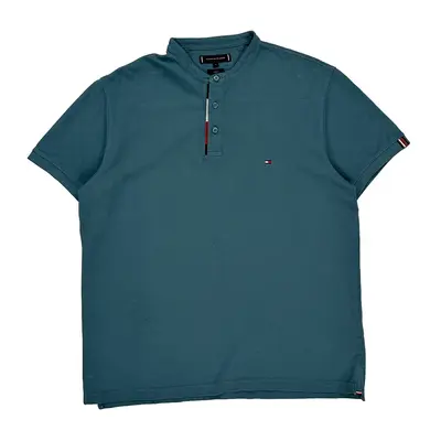 Tommy Hilfiger Slim Fit Polo Shirt - XL Blue Cotton