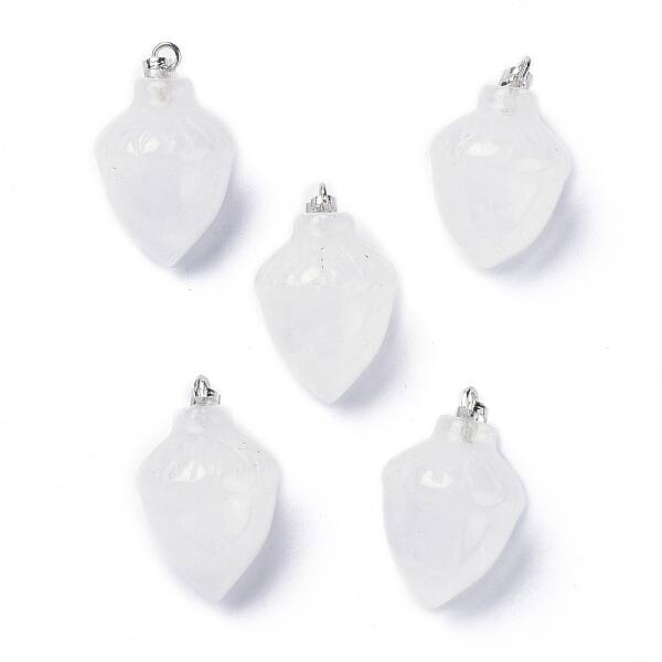 Natural Quartz Crystal Pendants