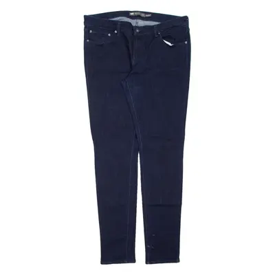 LEVI'S Slight Curve Mid Rise Womens Jeans Blue Slim Skinny W32 L34