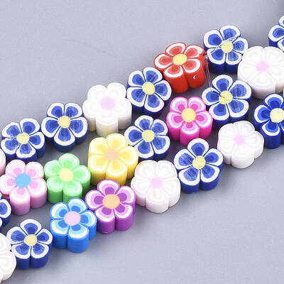 Handmade Polymer Clay Beads Strands