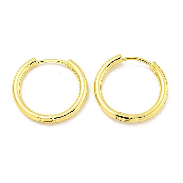 Brass Hoop Earrings