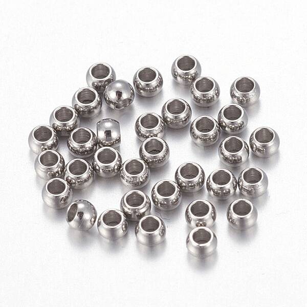 Tarnish Resistant 202 Stainless Steel Beads