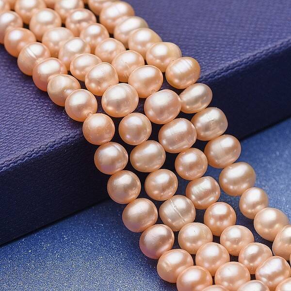 Natural Cultured Freshwater Pearl Beads Strands
