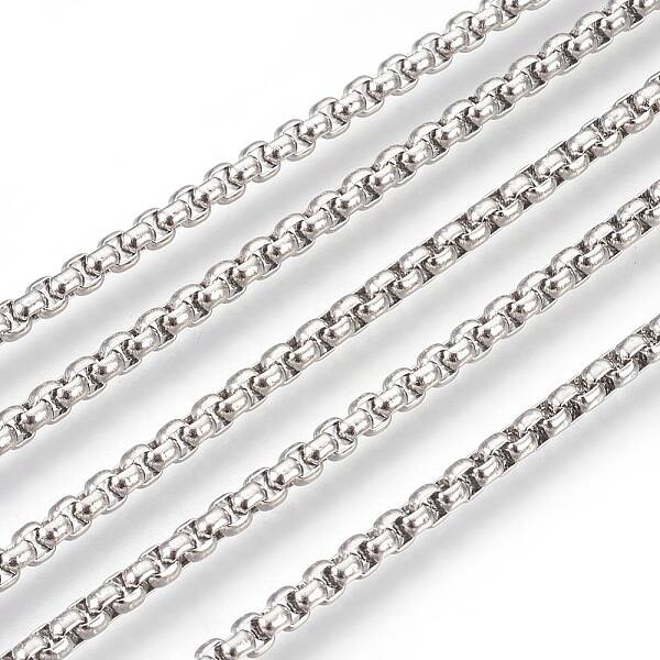 Tarnish Resistant 304 Stainless Steel Box Chains