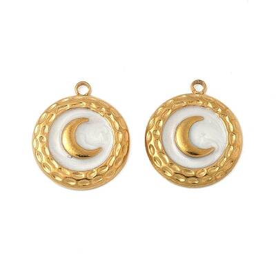304 Stainless Steel Enamel Pendants