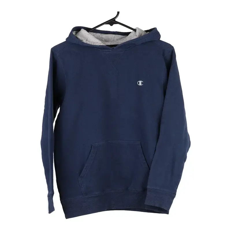 Age 11-12 Chambers Hoodie - Large Blue Cotton