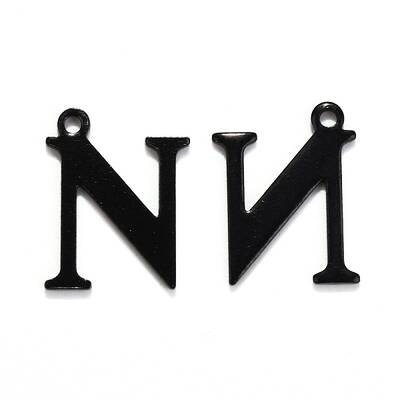 304 Stainless Steel Alphabet Charms