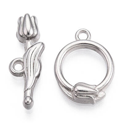 Non-Tarnish 304 Stainless Steel Toggle Clasps
