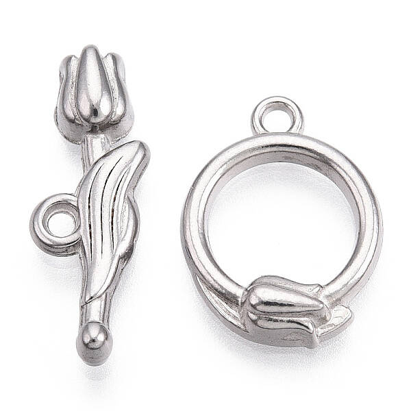 Non-Tarnish 304 Stainless Steel Toggle Clasps