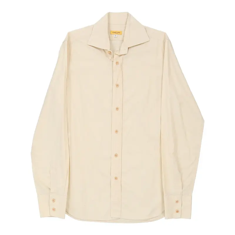Romeo Gigli Shirt - Medium Beige Cotton