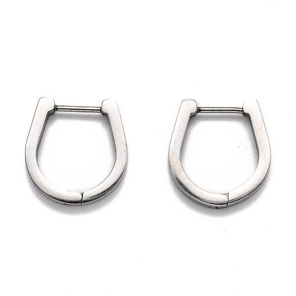 Tarnish Resistant 304 Stainless Steel Huggie Hoop Earrings