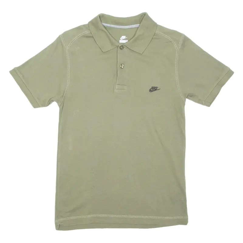 NIKE Mens Polo Shirt Green S