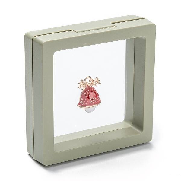 Square Transparent PE Thin Film Suspension Jewelry Display Box