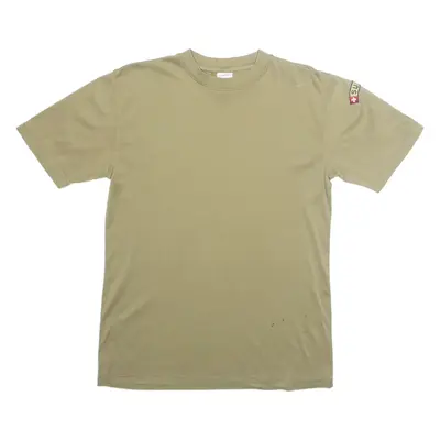 TEXTILES VERTRAUEN Suisse Military Mens T-Shirt Green L