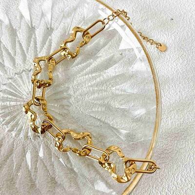 304 Stainless Steel Oval Link Chain Bracelets for Women