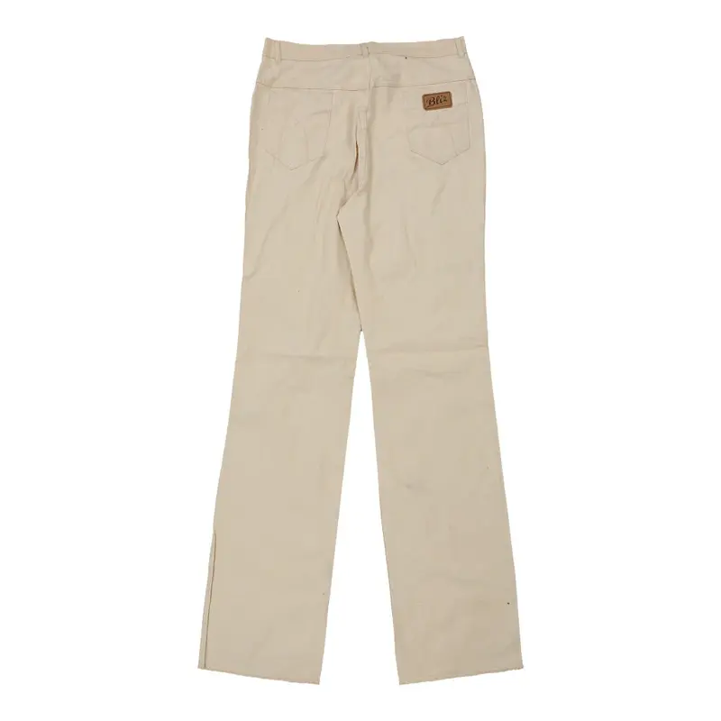 Blizz Trousers - 32W 37L Cream Cotton