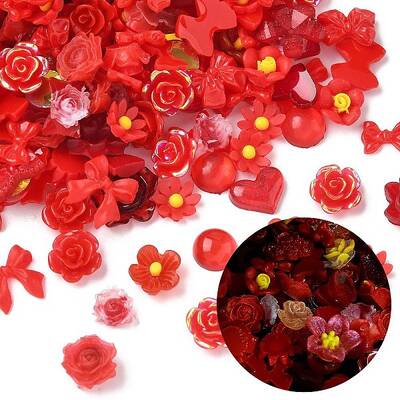 Luminous Opaque Resin Cabochons
