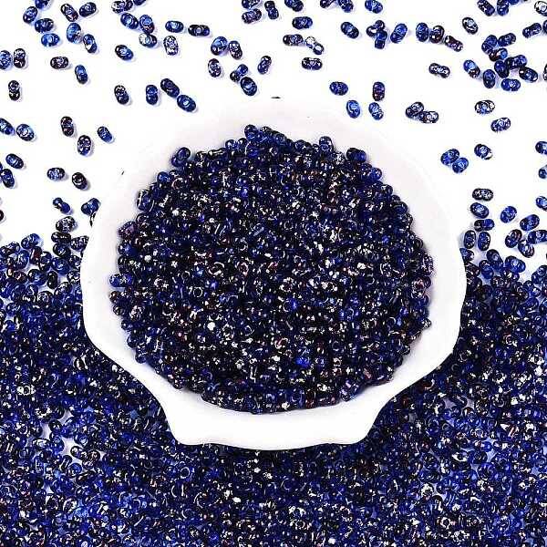 Picasso Spray Painted Glass Seed Beads