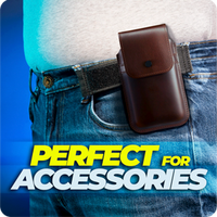 BeltPro No Buckle Belt — Fits 1.5 Inch Belt Loops, Easy To Use Invisible Elastic Adjustable
