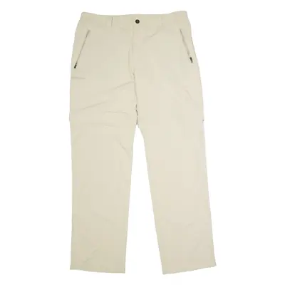 JAMES & NICHOLSON Outdoor Mens Trousers Beige Regular Straight W36 L34