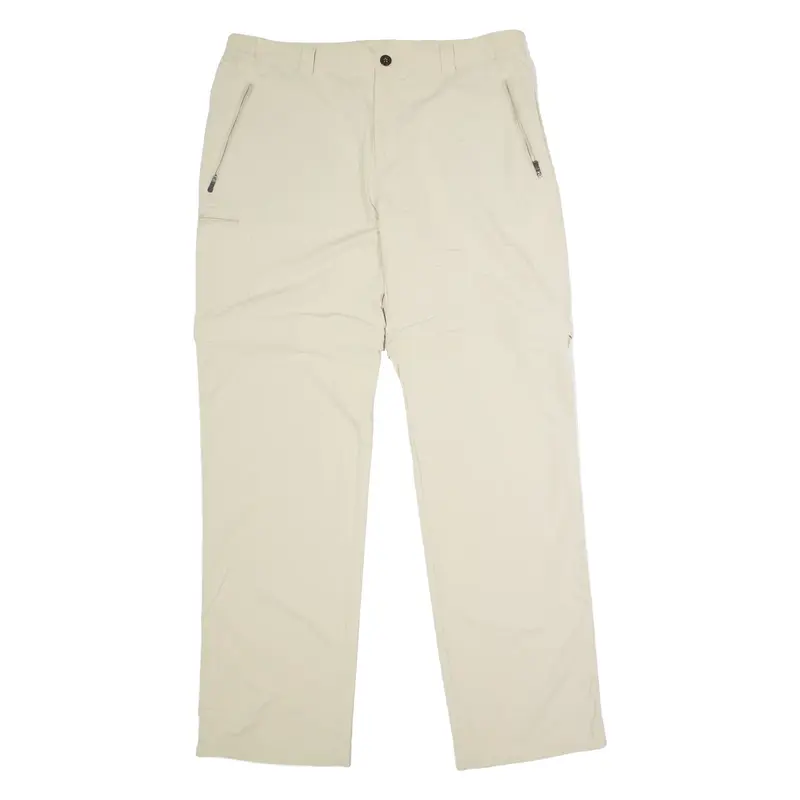 JAMES & NICHOLSON Outdoor Mens Trousers Beige Regular Straight W36 L34