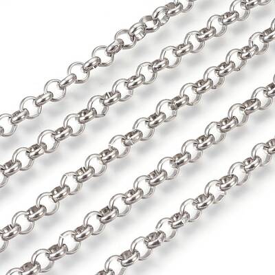 Tarnish Resistant 304 Stainless Steel Rolo Chains