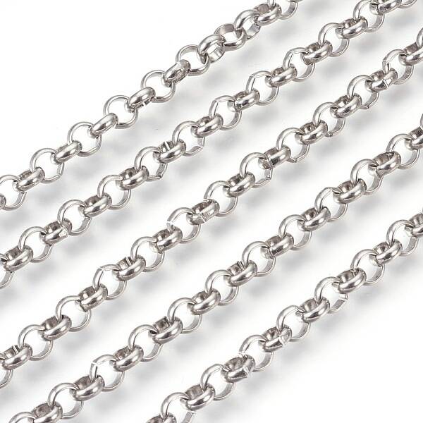 Tarnish Resistant 304 Stainless Steel Rolo Chains