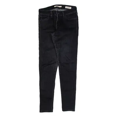 LEVI'S 710 Womens Jeans Black Slim Skinny W27 L30