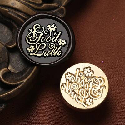 Good Luck Wax Seal Brass Stamp Heads