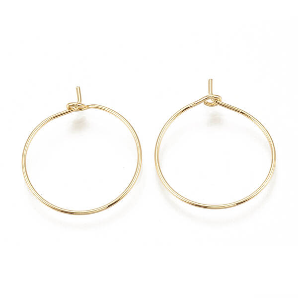 Brass Hoop Earrings Findings